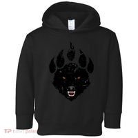 Wolf Claw Imprint Face Toddler Hoodie thumb 0