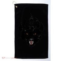 Wolf Claw Imprint Face Golf Towel thumb 0
