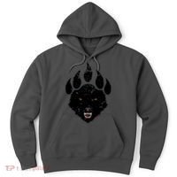 Wolf Claw Imprint Face Hoodie thumb 0
