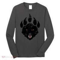 Wolf Claw Imprint Face Long Sleeve Shirt thumb 0