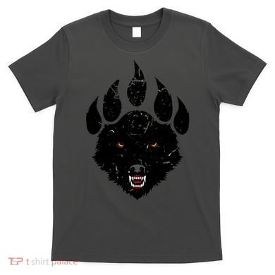 Wolf Claw Imprint Face T-Shirt