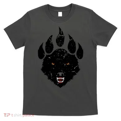 Wolf Claw Imprint Face T-Shirt