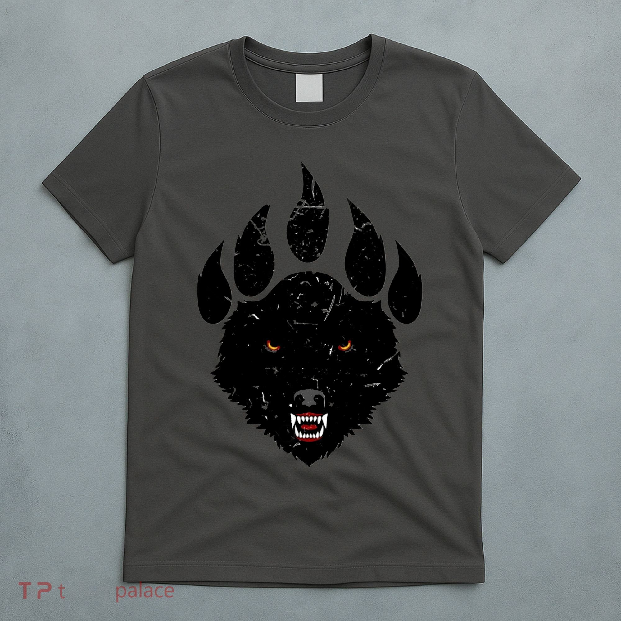 Wolf Claw Imprint Face T-Shirt