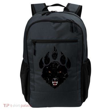 Wolf Claw Imprint Face Backpack