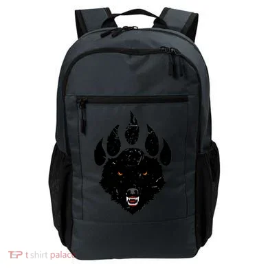 Wolf Claw Imprint Face Backpack