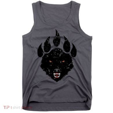 Wolf Claw Imprint Face Tank Top