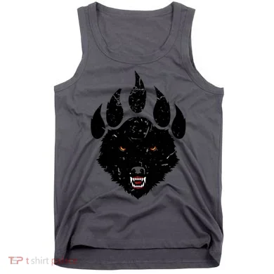 Wolf Claw Imprint Face Tank Top