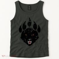 Wolf Claw Imprint Face Tank Top thumb 2