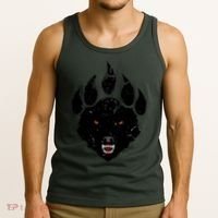 Wolf Claw Imprint Face Tank Top thumb 3