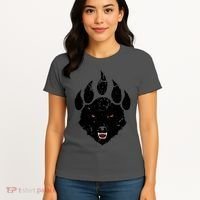 Wolf Claw Imprint Face Women's T-Shirt thumb 4