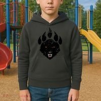 Wolf Claw Imprint Face Kids Hoodie thumb 2