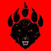 Wolf Claw Imprint Face Santa Hat thumb 1