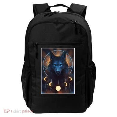 Wolf Dream Catcher Moon Phases  Backpack