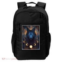Wolf Dream Catcher Moon Phases  Backpack thumb 0