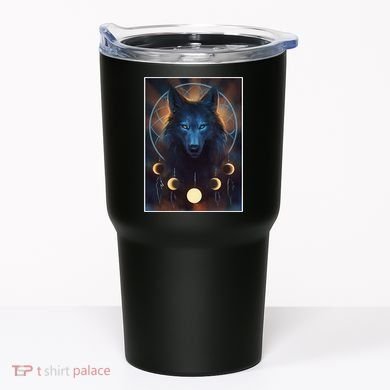 Wolf Dream Catcher Moon Phases  Tumbler