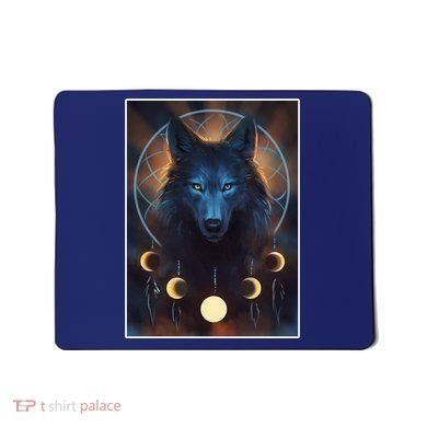 Wolf Dream Catcher Moon Phases  Mousepad