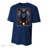 Wolf Dream Catcher Moon Phases  Youth Performance Sprint T-Shirt thumb 0