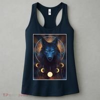 Wolf Dream Catcher Moon Phases  Women's Tank Top thumb 3