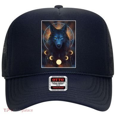 Wolf Dream Catcher Moon Phases  Hat