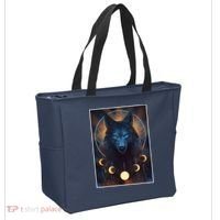 Wolf Dream Catcher Moon Phases  Tote Bag thumb 2