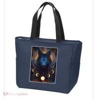 Wolf Dream Catcher Moon Phases  Tote Bag thumb 3