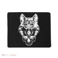Wolf Head On Skull Graphic Mousepad thumb 0