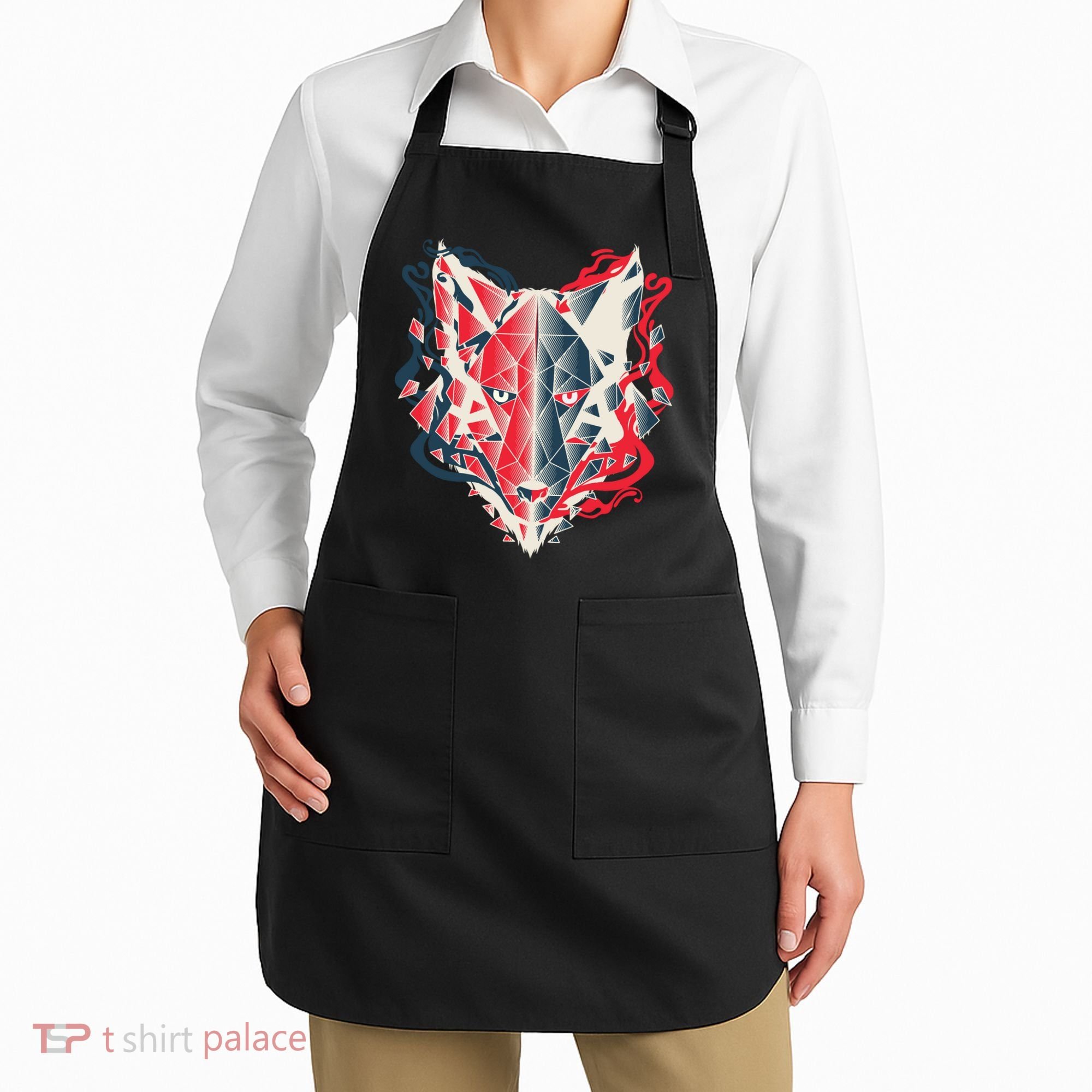 Wolf Head Polygonal Apron