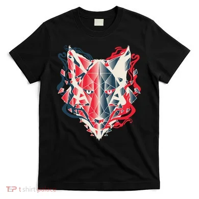 Wolf Head Polygonal T-Shirt