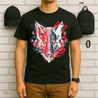 Wolf Head Polygonal T-Shirt thumb 6