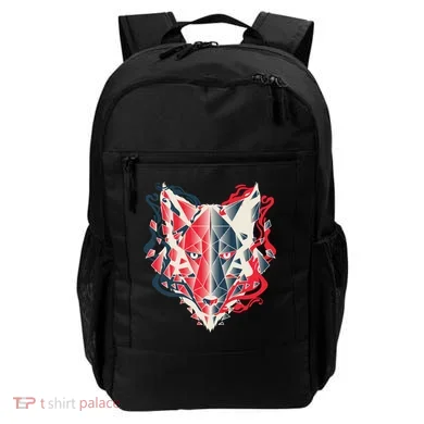 Wolf Head Polygonal Backpack