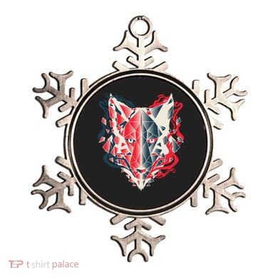 Wolf Head Polygonal Ornament