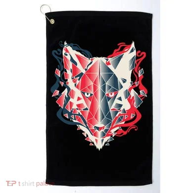 Wolf Head Polygonal Golf Towel