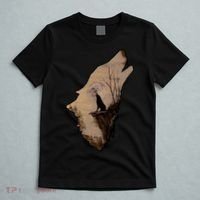 Wolf Howling Alone T-Shirt thumb 5