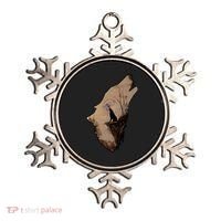 Wolf Howling Alone Ornament thumb 0