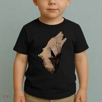 Wolf Howling Alone Toddler T-Shirt thumb 2