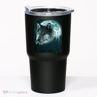 Wolf Moon Forest Wilderness  Tumbler thumb 0