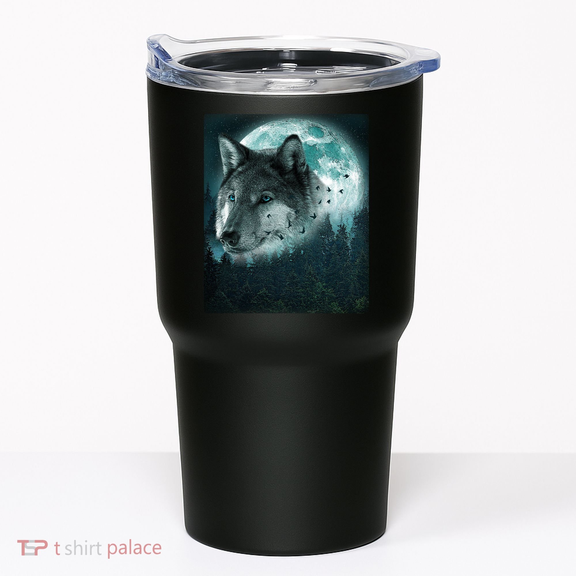 Wolf Moon Forest Wilderness  Tumbler
