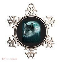 Wolf Moon Forest Wilderness  Ornament thumb 0