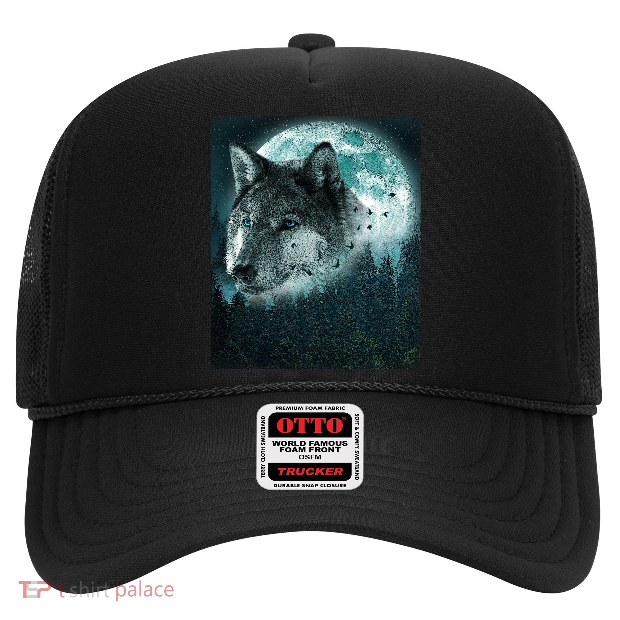 Wolf Moon Forest Wilderness  Hat