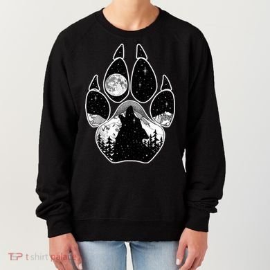 Wolf Paw Moon Howl Women's Sweatshirt