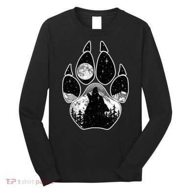Wolf Paw Moon Howl Long Sleeve Shirt
