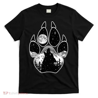 Wolf Paw Moon Howl T-Shirt