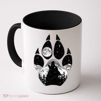 Wolf Paw Moon Howl Coffee Mug thumb 0