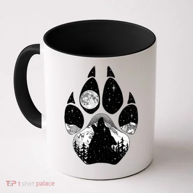 Wolf Paw Moon Howl Coffee Mug