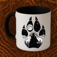 Wolf Paw Moon Howl Coffee Mug thumb 2