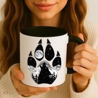 Wolf Paw Moon Howl Coffee Mug thumb 3