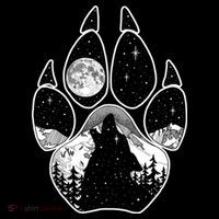 Wolf Paw Moon Howl Women's Hoodie thumb 2