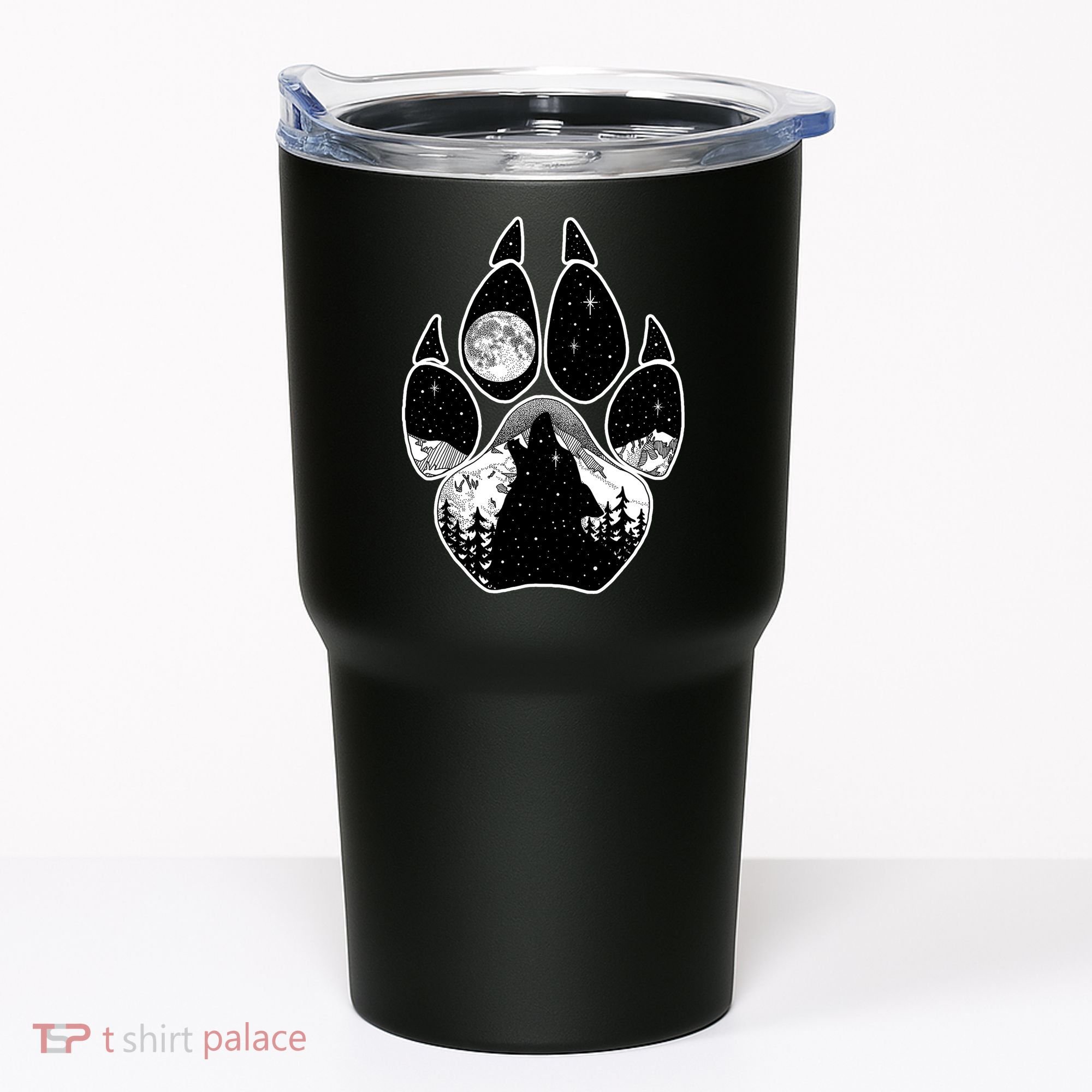 Wolf Paw Moon Howl Tumbler
