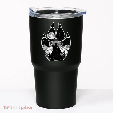 Wolf Paw Moon Howl Tumbler