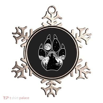 Wolf Paw Moon Howl Ornament